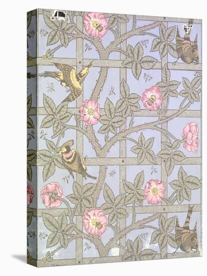 "Trellis" Wallpaper Design, 1864-William Morris-Premier Image Canvas