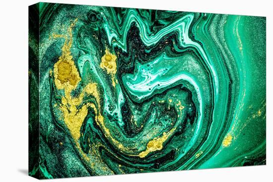 Trendy Nature Marble Pattern. Abstract Green Art. Natural Luxury. Style Incorporates the Swirls of-CARACOLLA-Premier Image Canvas