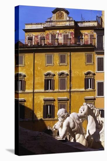 Trevi Fountain Detail, Rome, Italy-John Miller-Premier Image Canvas