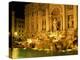 Trevi Fountain Illuminated at Night in Rome, Lazio, Italy, Europe-Nigel Francis-Premier Image Canvas