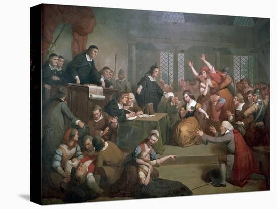 Trial of George Jacobs for Witchcraft, August 5, 1692, 1855-Tompkins Harrison Matteson-Premier Image Canvas