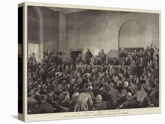 Trial of Guiteau for the Murder of President Garfield, General View of the Court-Room-Frank Dadd-Premier Image Canvas