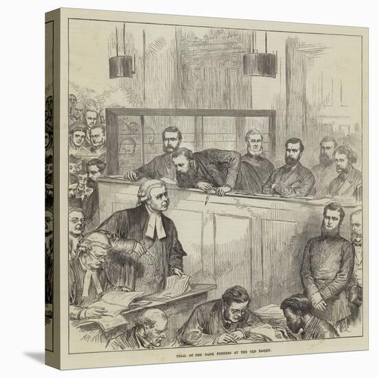 Trial of the Bank Forgers at the Old Bailey-Arthur Hopkins-Premier Image Canvas