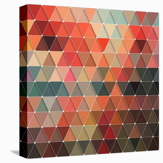 Triangles Pattern-Maksim Krasnov-Stretched Canvas