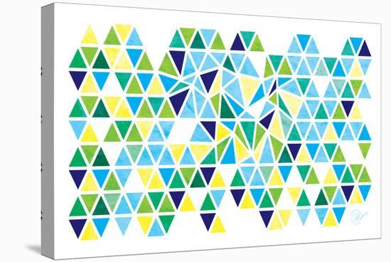 Triangles - Spring-Dominique Vari-Stretched Canvas