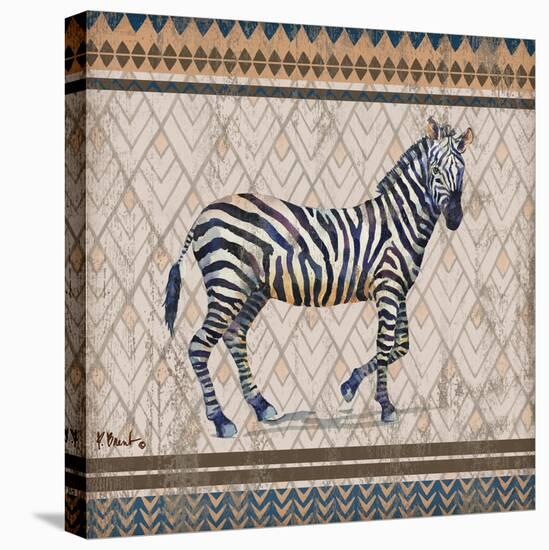 Tribal Trek Neutral I-Paul Brent-Stretched Canvas