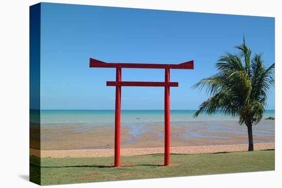 Tribute Memorial to the Pearl Fishermen Who Worked Here, Broome, Western Australia-Natalie Tepper-Premier Image Canvas