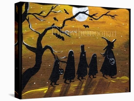 Trick or Treat Night-sylvia pimental-Stretched Canvas