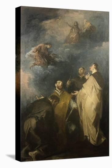 Trinity and the Saints, 1690-1769-Giuseppe Bernardino Bison-Premier Image Canvas