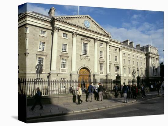 Trinity College Old Library Built Between 1712 and 1732, College Green, Dublin, Republic of Ireland-Pearl Bucknall-Premier Image Canvas