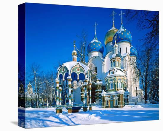 Trinity St. Sergius Monastery, Sergiev Posad, Golden Ring, Russia-null-Stretched Canvas