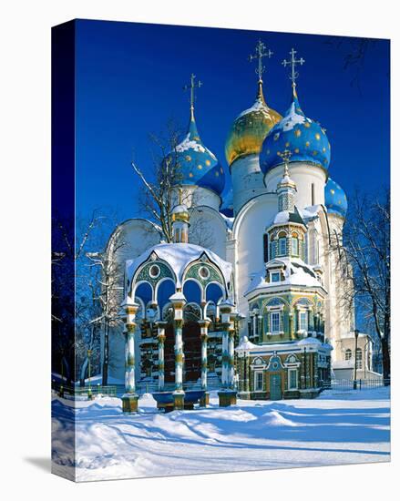 Trinity St. Sergius Monastery, Sergiev Posad, Golden Ring, Russia-null-Stretched Canvas