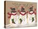 Trio of Snowmen-Beverly Johnston-Premier Image Canvas