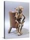 Tripod Vase Showing a Skeleton, Artifact Originating from Mexico-null-Premier Image Canvas