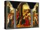 Triptych: Adoration of the Magi, with St. James Presenting the Donor and St. Catherine of…-Master of the Holy Blood-Premier Image Canvas