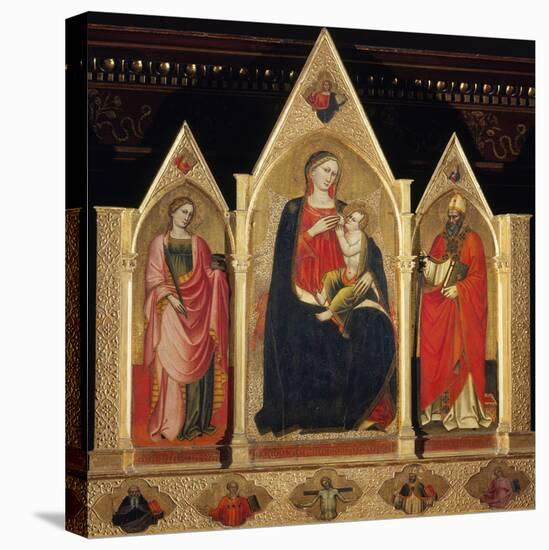 Triptych with Madonna and Saints-Cenni Di Francesco-Premier Image Canvas
