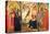 Triptych with the Annunciation and Saints Lawrence, Benedict, John the Baptist and Nicholas-Giovanni dal Ponte-Premier Image Canvas