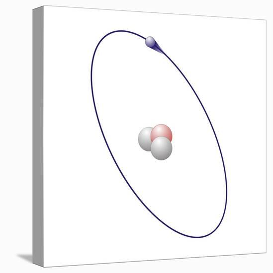 Tritium, Atomic Model-Friedrich Saurer-Premier Image Canvas