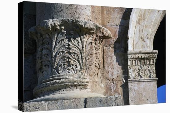 Triumphal Arch of Emperor Hadrian, Ad 129-130, Jerash, Jordan Ad, Detail-null-Premier Image Canvas