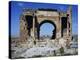 Triumphal Arch of Septimius Severus Dedicated in 195 Ad in Ancient Roman City of Ammaedara-null-Premier Image Canvas