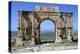 Triumphal Arch, Volubilis, Morocco-Vivienne Sharp-Premier Image Canvas