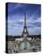 Trocadero and the Eiffel Tower, Paris, France-Hans Peter Merten-Premier Image Canvas