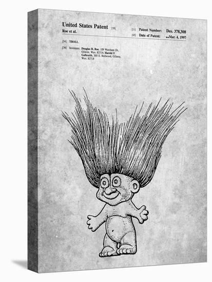 Troll Doll Patent-Cole Borders-Stretched Canvas