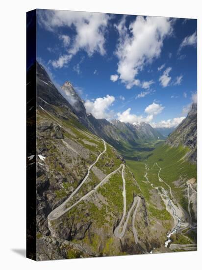 Trollstigen (The Troll Ladder), More Og Romsdal, Romsdal, Norway-Doug Pearson-Premier Image Canvas