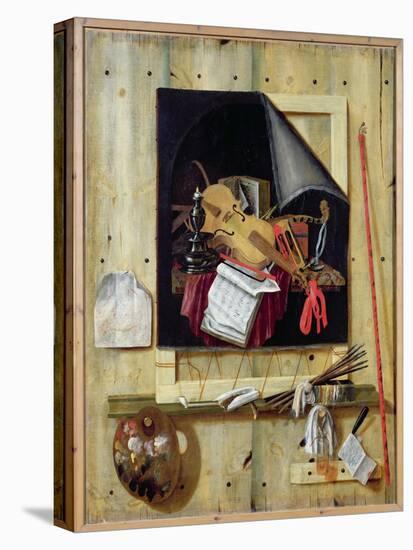 Trompe L'Oeil Still Life, 1665-Cornelis Norbertus Gysbrechts-Premier Image Canvas