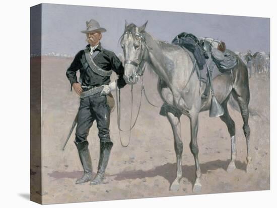 Trooper of the Plains-Frederic Sackrider Remington-Premier Image Canvas