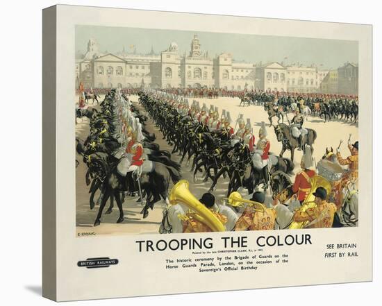Trooping the Colour-The Vintage Collection-Stretched Canvas