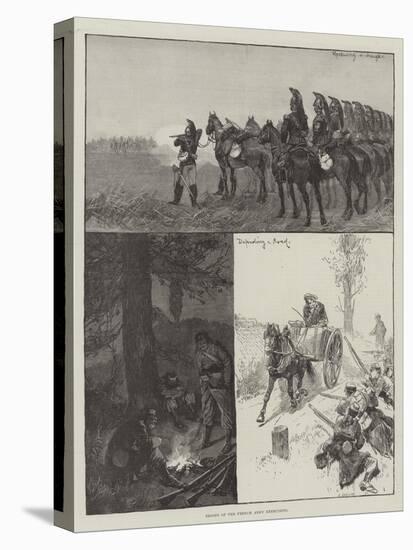 Troops of the French Army Exercising-Richard Caton Woodville II-Premier Image Canvas