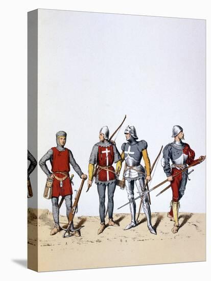 Troops of the Royal Guard, 12th-16th Century-A Lemercier-Premier Image Canvas