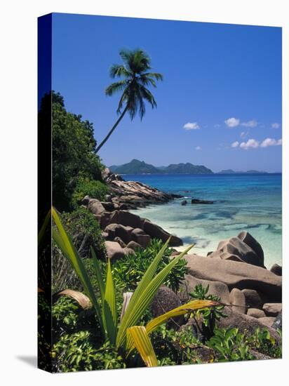 Tropical Beach, La Digue Island, Seychelles-Angelo Cavalli-Premier Image Canvas