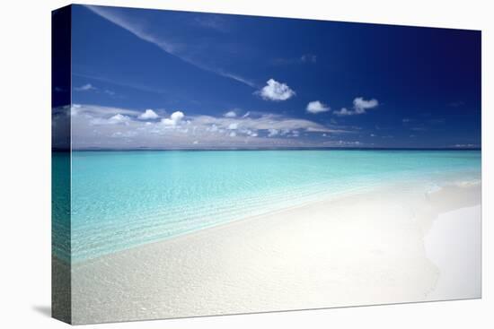 Tropical Beach, Maldives, Indian Ocean, Asia-Sakis Papadopoulos-Premier Image Canvas