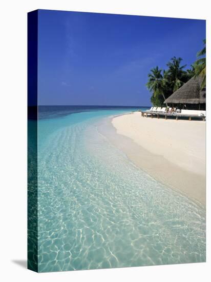 Tropical Beach, Maldives, Indian Ocean-Jon Arnold-Premier Image Canvas