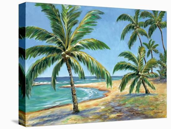 Tropical Beach - Mini-Todd Williams-Stretched Canvas