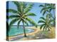 Tropical Beach - Mini-Todd Williams-Stretched Canvas