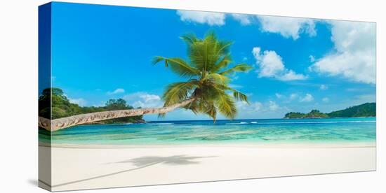 Tropical beach, Seychelles-null-Stretched Canvas