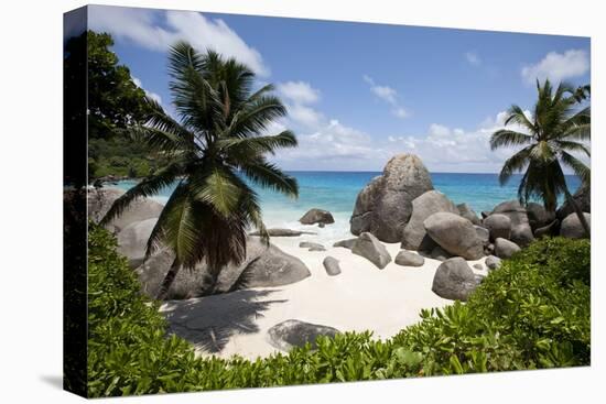Tropical Beach, Seychelles-Paul Souders-Premier Image Canvas