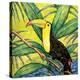 Tropical Bird II-Nicholas Biscardi-Stretched Canvas