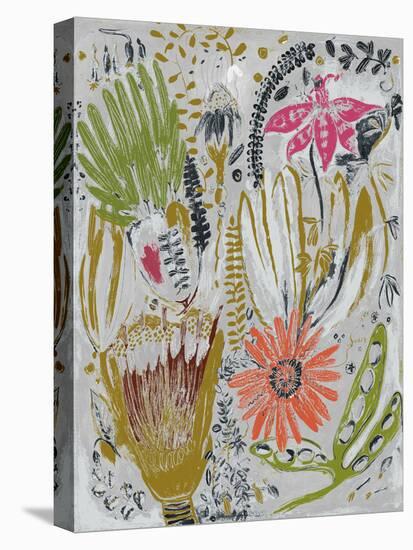 Tropical Blooms I-Maya Woods-Stretched Canvas