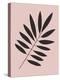 Tropical Blush Pink Leaf I-Jasmine Woods-Stretched Canvas