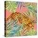 Tropical Cat I-Janet Tava-Stretched Canvas