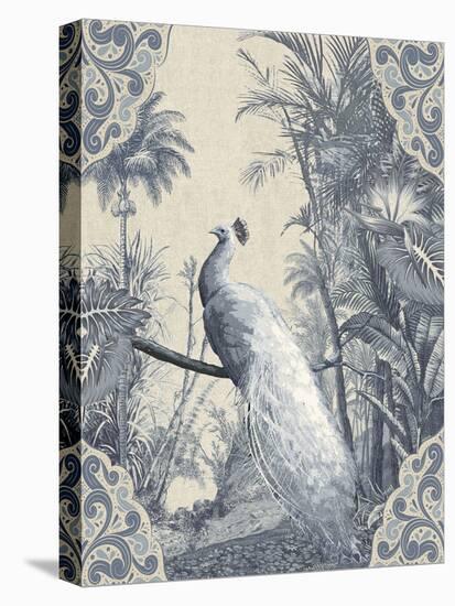 Tropical Fantasy - Peacock-Mark Chandon-Stretched Canvas