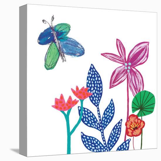 Tropical Flowers-Jennifer McCully-Stretched Canvas