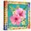 Tropical Flowers-Nicole DeCamp-Stretched Canvas