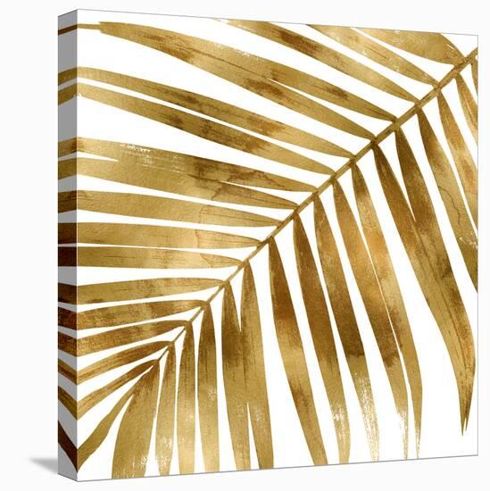 Tropical Gold Palm I-Melonie Miller-Stretched Canvas