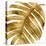 Tropical Gold Palm II-Melonie Miller-Stretched Canvas