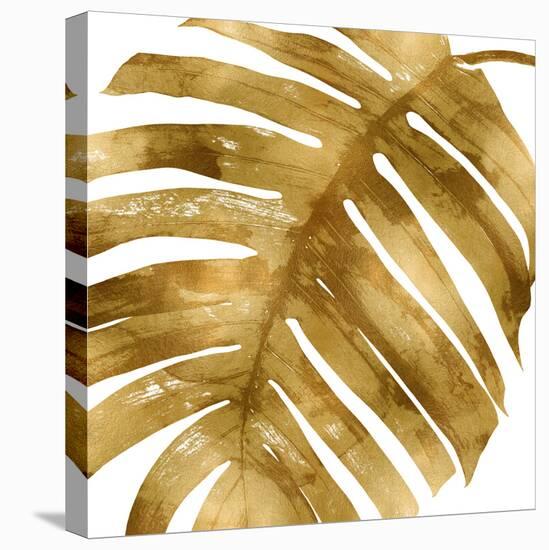 Tropical Gold Palm II-Melonie Miller-Stretched Canvas